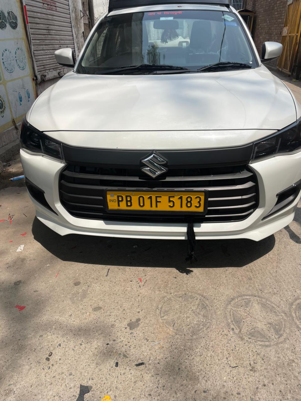 A premium car on the road